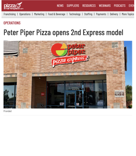 Peter Piper Pizza opens 2nd Express model